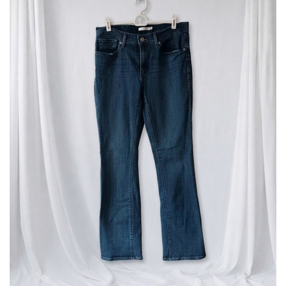 Levi's Classic Bootcut Jeans Style 715 Size 10‎ Blue Denim Medium Wash Casual